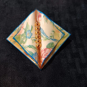 Floral vintage brooch